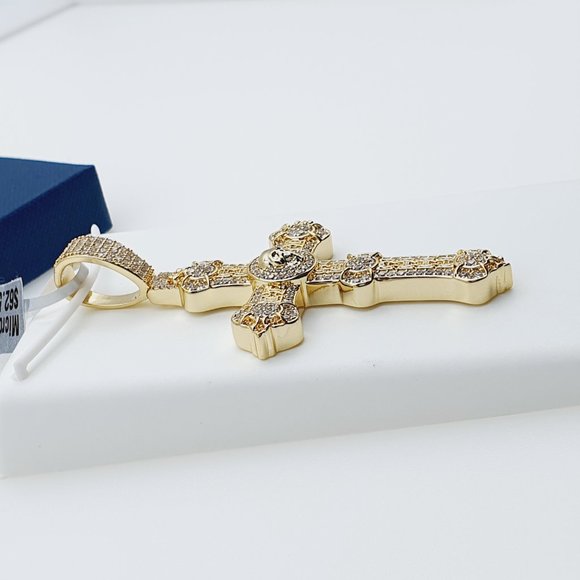 "14K Gold Plated Cubic Zircon Pendant, INUS1BR194 - Picture 7 of 9